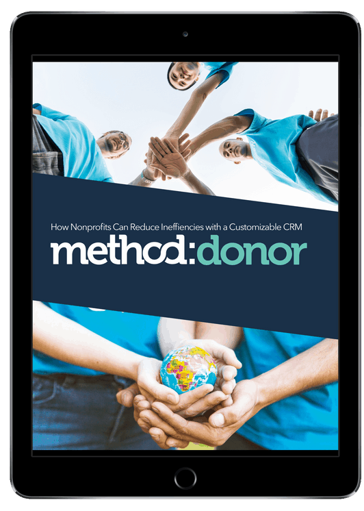 Ipad showing Method:Donor ebook 