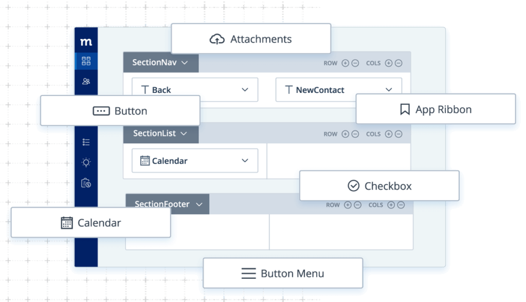 Screen designer in Method CRM